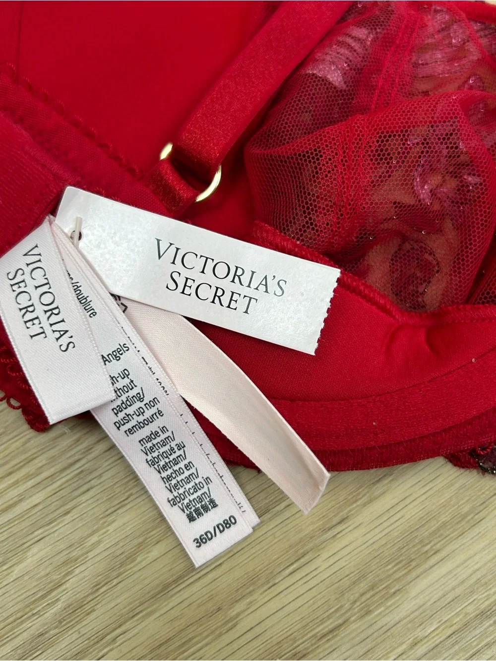 NWT Victoria's Secret Dream Angels Wicked Unlined Bra 36D